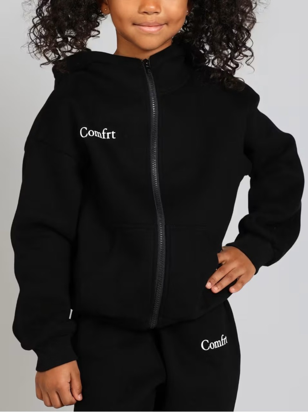 Comfrt Cloud Zip Kids Hoodie Size XS